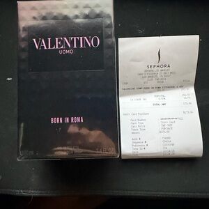 Valentino Uomo Born in Roma Black and Pink Packaging